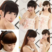 Taçlı Fiber Sentetik Perçem - Platin thumbnail 3