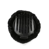 Taşlı Topuz Toka - Siyah thumbnail 2