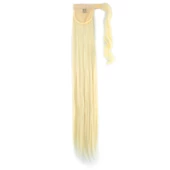 Bağlamalı Düz At Kuyruğu - Açık Platin thumbnail 3