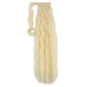 Bağlamalı Kabarık Dalgalı At Kuyruğu - Açık Platin thumbnail 4