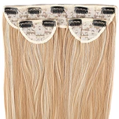 Fiber Sentetik Düz Yarım Ay + 2 Yan Çıt Çıt - Balköpüğü Platin Röfleli thumbnail 2