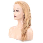 Dalgalı Front Lace Gerçek Tül Peruk - Balköpüğü - 60-65cm thumbnail 3