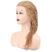 Afro Dalga Front Lace Gerçek Tül Peruk - Balköpüğü - 60-65cm thumbnail 3