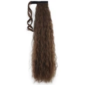 Bağlamalı Kabarık Dalgalı At Kuyruğu - Kumral thumbnail 2