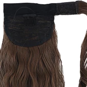 Bağlamalı Kabarık Dalgalı At Kuyruğu - Kumral thumbnail 4