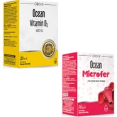 Ocean Vitamin D3 400 IU Sprey 20 ml + Ocean Microfer Damla 30 ml - 1