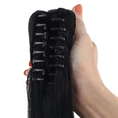 Tokalı Dalgalı At Kuyruğu - Siyah thumbnail 4