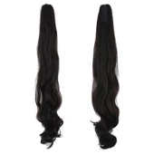 Tokalı Dalgalı At Kuyruğu - Kahverengi thumbnail 1