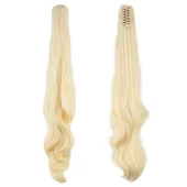 Tokalı Dalgalı At Kuyruğu - Açık Platin thumbnail 1