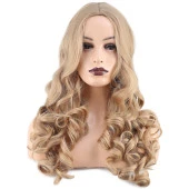 Dalgalı Perçemsiz Uzun Fiber Sentetik Peruk - Balköpüğü thumbnail 1