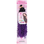 Afro Dalgası Saç - Siyah Mor Ombreli thumbnail 2