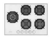 Emnçelik EC-AH 2250 SBW WG70 Ankastre Gömmeli 70cm 5 Gözlü Wok'lu Beyaz Cam Ocak - 2