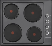 EMİNÇELİK EC-AH 6604 BE60 SİYAH EMAYE ANKASTRE GÖMMELİ ELEKTİRİKLİ OCAK - 1