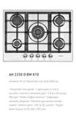 EMİNÇELİK EC-AH 2250 BW X70 DNG INOX 70 CM ANKASTRE OCAK - 4