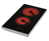 EMİNÇELİK EC-SÜ Vc 320 2 Gözü Elektrikli Vitro Seramik Siyah Set Üstü  (Tezgahüstü) Ocak SANCAK ALİMER - 1