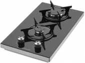 EMİNÇELİK EC-SÜ 4120 BG30 ENG Set Üstü (TEZGAHÜSTÜ) Siyah Cam Domino Ocak - 1