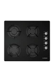 ALVEUS Gls 640 Siyah Cam Doğalgazlı Ankastre Gömmeli Ocak - 1