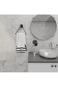 Decorev DC-5058 Dekoratif Yapıştırmalı Banyo Mutfak Metal Üçgen Havluluk Askı Siyah Vidasız Montaj - 1
