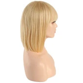 Platin Gerçek Perçemli Peruk thumbnail 2