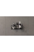 Decorev DC-5554 Dekoratif Banyo Mutfak Balkon Çok Kullanışlı Siyah Metal Sepet Vida Yok - 2
