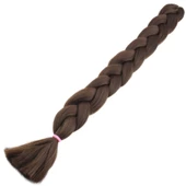 Afrika Örgüsü Ve Rasta İçin Sentetik Saç - Koyu Kumral thumbnail 1