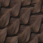 Afrika Örgüsü Ve Rasta İçin Sentetik Saç - Koyu Kumral thumbnail 2