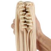 Tokalı Düz At Kuyruğu - Platin thumbnail 4