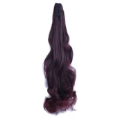 Tokalı Dalgalı At Kuyruğu - Koyu Kızıl thumbnail 3