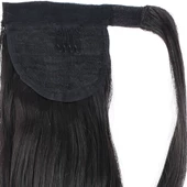 Bağlamalı Dalgalı At Kuyruğu - Kahverengi thumbnail 2