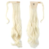 Bağlamalı Dalgalı At Kuyruğu - Açık Platin thumbnail 1