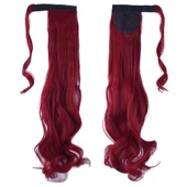 Bağlamalı Dalgalı At Kuyruğu - Kızıl thumbnail 1