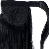 Bağlamalı Dalgalı At Kuyruğu - Siyah thumbnail 1
