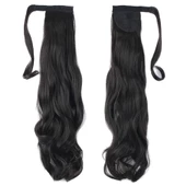 Bağlamalı Dalgalı At Kuyruğu - Kahverengi thumbnail 1