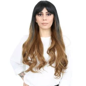 Kahküllü Uzun Dalgalı Fiber Sentetik Peruk - Siyah / Karamel Ombreli thumbnail 1