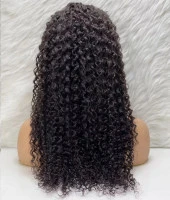 Gerçek Front Lace Tül Peruk - Su Dalgası - Doğal 60-65cm thumbnail 4