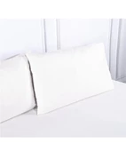 2li Pamuklu Yastık Kılıfı (50x70)-Beyaz - 1