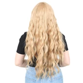 Perçemli Uzun Su Dalgası Fiber Sentetik Peruk- Balköpüğü thumbnail 4