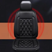 Coofbe Tüm Araçlara Uyumlu 12W Araç Koltuk Isıtma Minderi Araç Koltuk Koruyucu Oto Isıtıcı Minder - 5