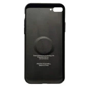 Apple Iphone 7 / 8 Plus Araç Tutucu Mıknatıslı Logolu Arka Cam Kapak Kılıf - 2