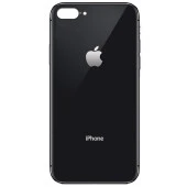 Apple Iphone 7 / 8 Plus Araç Tutucu Mıknatıslı Logolu Arka Cam Kapak Kılıf - 9