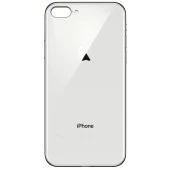 Apple Iphone 7 / 8 Plus Araç Tutucu Mıknatıslı Logolu Arka Cam Kapak Kılıf - 10