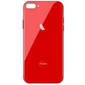 Apple Iphone 7 / 8 Plus Araç Tutucu Mıknatıslı Logolu Arka Cam Kapak Kılıf - 12