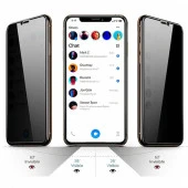 Apple Iphone XS Max / 11 Pro Max Yandan Görünmeyen Koruyucu Hayalet Cam thumbnail 2