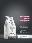 Koku Hapseden, Topaklanan,Tozsuz Aktif Karbonlu Bentonit Kedi Kumu 5kg - 1