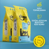 2li Avantaj Paketi Ekstra Hijyenik İnce Taneli Topaklanan Tozsuz Marsilya Sabunlu Kedi Kumu 2x10lt - 1