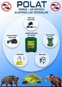 POLAT 220V ADAPTÖRLÜ PRO 3000 Metre (30-35 DÖNÜM) Elektrikli Çit - 1