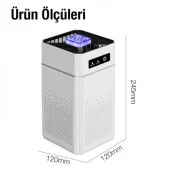 Coofbe 120 metrekare Etkili Sivrisinek Kovucu Etkili Ultrasonik Kötü Koku Giderici Hava Temizleyici - 5