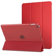Apple Ipad 2 / 3 / 4 Smart Cover Arkası Şeffaf Tablet Kılıfı - 9