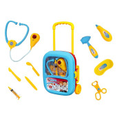 Oyuncak Doktor Seti Işıklı Sesli 10 Parça Çantalı Mavi - 1