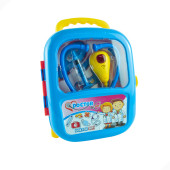 Oyuncak Doktor Seti Işıklı Sesli 10 Parça Çantalı Mavi - 2